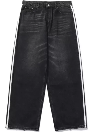 Balenciaga x adidas Large Baggy Pants Black