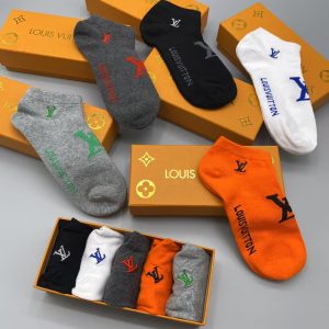 Louis Vuitton mid-calf casual business socks#1
